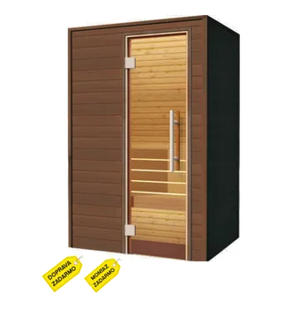 Sauna Interiérová finská sauna 130x100cm (thermoborovice radiata/smrk)