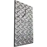 Glasdekor Nástěnné hodiny 30x60cm nerezový plech se vzorem Materiál: plexi