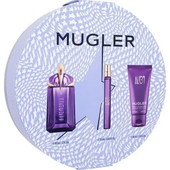 Dámský parfém Thierry Mugler Alien Dárková sada EDP 60 ml, miniaturka EDP 10 ml a tělové mléko 50 ml