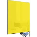 Glasdekor Magnetická skleněná tabule 30x40cm Barva: Lehce žlutá, Rozměr V/Š: 30x40cm