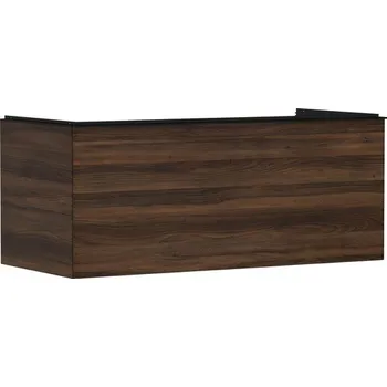 Koupelnový nábytek Skříňka pod umyvadlo pod desku Hansgrohe Xelu Q 118x49,5x55 cm tmavý ořech 54065670