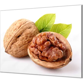 Příslušenství pro sporák Glasdekor Ochranná deska vlašský ořech Rozměr V/Š: 65x90 cm, Lepení na zeď: Bez lepení na zeď