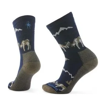 Dámské termo ponožky Smartwool Everyday Horns Clash Crew Socks Uni, Deep Navy