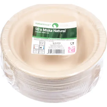Naturesse Miska kulatá 400ml 50ks