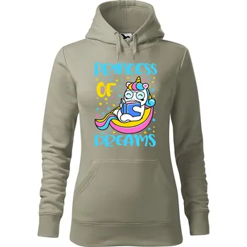 Pánská mikina Dámská mikina Princess of dreams Velikost (žena): M, Vyberte barvu: Světlá khaki