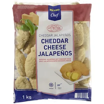 Metro Chef Jalapenos cheddar sýr 1kg