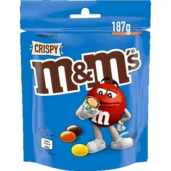 M&M's Crispy Čokoládové dražé 187g