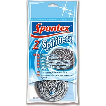 Drogerie Spontex Nerez drátěnka 2ks