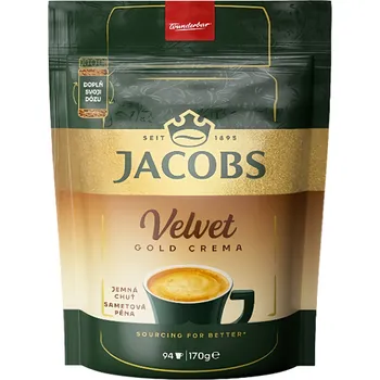 Káva Jacobs Velvet Gold Crema instantní 170 g