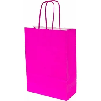 Dárková taška Papírová taška magenta, malá 18×8×25cm