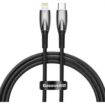 Datový kabel Baseus Glimmer Series Fast Charging Datový Kabel USB-C - Lightning 20W 1m Black