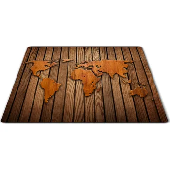Kuchyňské prkénko Glasdekor Krájecí podložka vyřezávaná mapa dřevo aj. Prkénko: 30x20cm