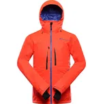Pánská lyžařská bunda s membránou ptx snow ALPINE PRO REAS 2 oranžová / červená XS