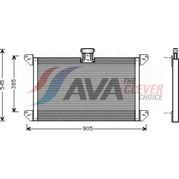 Výparník klimatizace Kondenzátor, klimatizace AVA 40045001