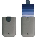 Slim peněženka Dax v2 Barva: Šedá/Půlnoční modrá