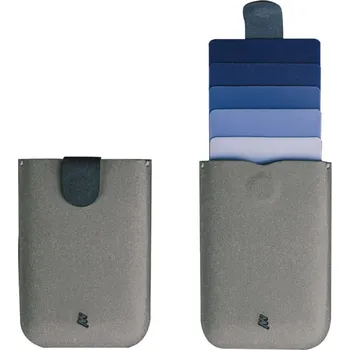 Slim peněženka Dax v2 Barva: Šedá/Půlnoční modrá