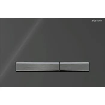 Splachovací tlačítko GEBERIT Sigma50 Ovládací tlačítko, zinek, černá/černý chrom (115.671.DW.2)