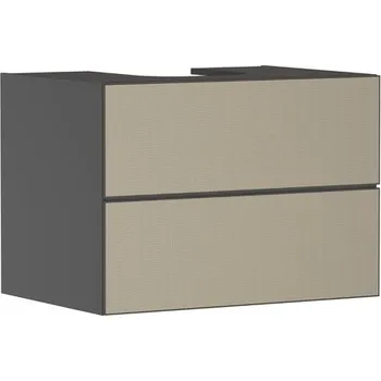 Koupelnový nábytek Skříňka pod umyvadlo pod desku Hansgrohe Xevolos E 78x55,5x55 cm břidlicová matná šedá mat 54189390