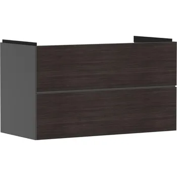 Koupelnový nábytek Skříňka pod umyvadlo bez umyvadla Hansgrohe Xevolos E 98x57,5x47,5 cm břidlicová matná šedá mat 54183730