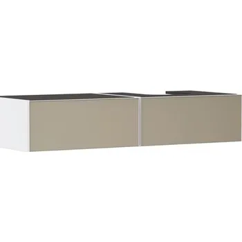 Koupelnový nábytek Skříňka pod umyvadlo pod desku Hansgrohe Xevolos E 137,5x27,5x55 cm bílá matná 54322390