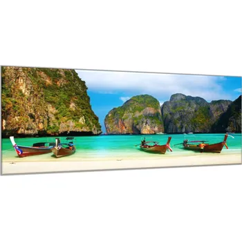 Obraz Glasdekor Obraz skleněný zátoka moře Thajsko Rozměry-obdélník V/Š: 30 x 60 cm