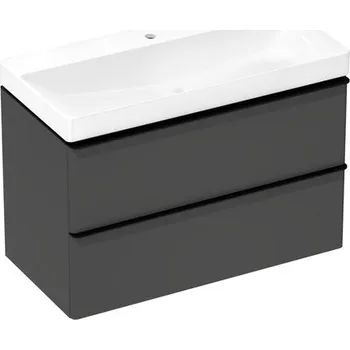 Koupelnový nábytek Skříňka s umyvadlem Hansgrohe Xelu Q 100x69,5x48 cm šedá matná 54384670