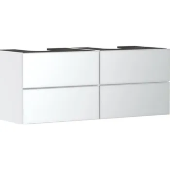 Koupelnový nábytek Skříňka pod umyvadlo pod desku Hansgrohe Xevolos E 137x55,5x55 cm bílá matná 54196320