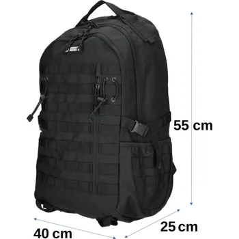 Městský batoh Enrico Benetti batoh ARIZONA 55x40x25cm, 17", black 54 litrů