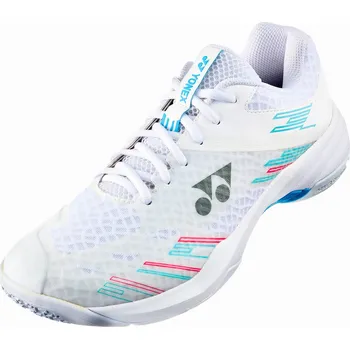 Dámská sálová obuv Dámská sálová obuv Yonex Cascade Accel Wide White/Sky Blue EUR 38