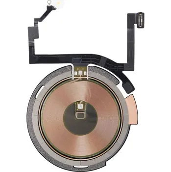 Náhradní cívka k bezdrátovému nabíjení s NFC čipem, bleskem a mikrofonem pro iPhone 14 - bílá