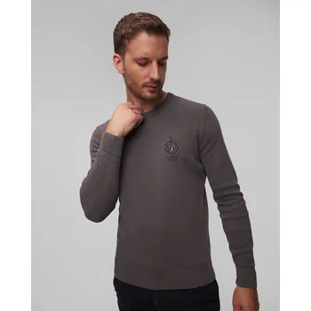 Pánský svetr Pánský šedý Svetr Aeronautica Militare 242ma1526l463-39316