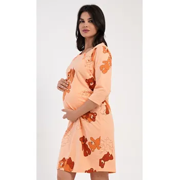 Dámská noční košile mateřská Patricia meruňková M