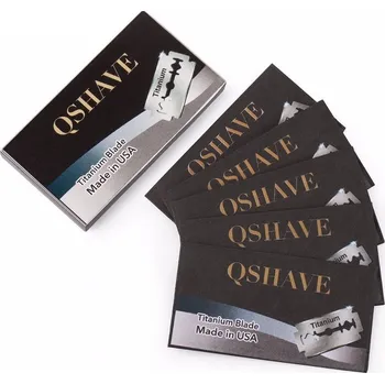 Oboustranné žiletky QSHAVE (5 ks) Počet: 1 balení (5 žiletek)