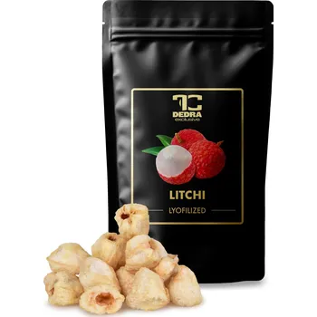 Sušené ovoce Dedra TROPICKÉ LIČI | celé lyofilizované, ovoce sušené mrazem 50 g