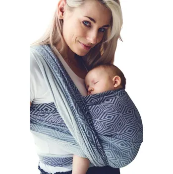 Šátek na nošení dítěte Šátek na nošení dětí tkaný Little Frog XL