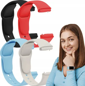 Řemínek na hodinky Sada: 4x gumový řemínek ChronSmarta pro hodinky Xiaomi Redmi Watch 3 Active