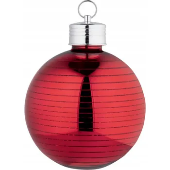 Vánoční dekorace LIVARNO home vánoční dekorativní LED koule červená ozdoba