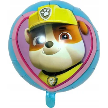 Balónek Fóliový balónek Tlapková patrola Rubble Narozeniny 45 cm