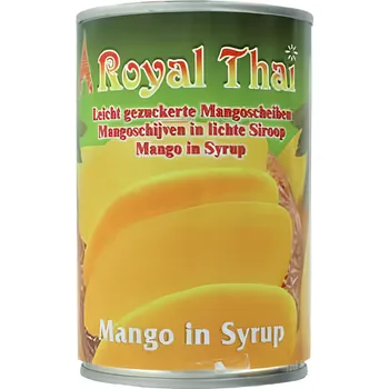 Sušená potravina Royal Thai Mango plátky v sirupu 425g