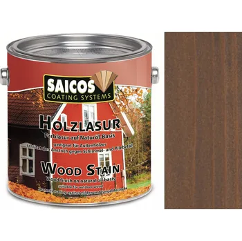 Olej na dřevo Saicos 0081 Lazura na dřevo Ořech 0,75L