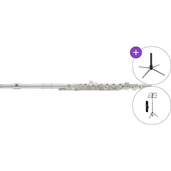 Dechový nástroj Yamaha YFL 212 SL SET Koncertní příčná flétna