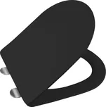 SAPHO PACO sedátko WC kombi, SLIM Soft Close, černá PCS1012B