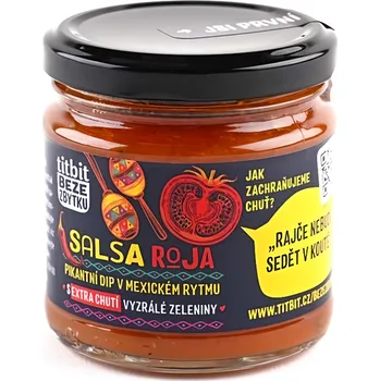 Titbit Salsa ROJA - pikantní dip 180g
