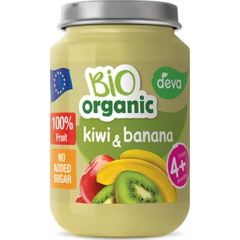 Dětská výživa Deva BIO příkrm kiwi a banán 190g