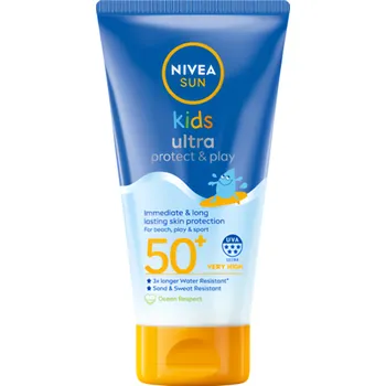 Opalování Nivea Sun Kids Ultra Protect dětské mléko na opalování OF 50+ 150ml