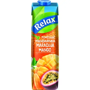 Nápoj Relax Pomeranč-mandarinka-maracuja-mango 1l