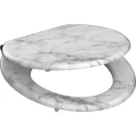 WC sedátko se zpomalovacím mechanismem SOFT-CLOSE MARMOR STONE MDF
