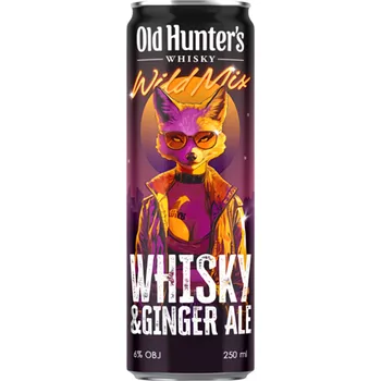 Whisky Stará Myslivecká Old Hunter's Whisky&Ginger Ale (6%) 250ml