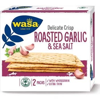 Wasa Delicate Crisp pečený česnek 190g