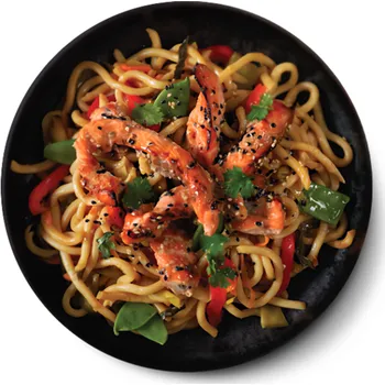 Authentic Udon nudle s lososem 400g